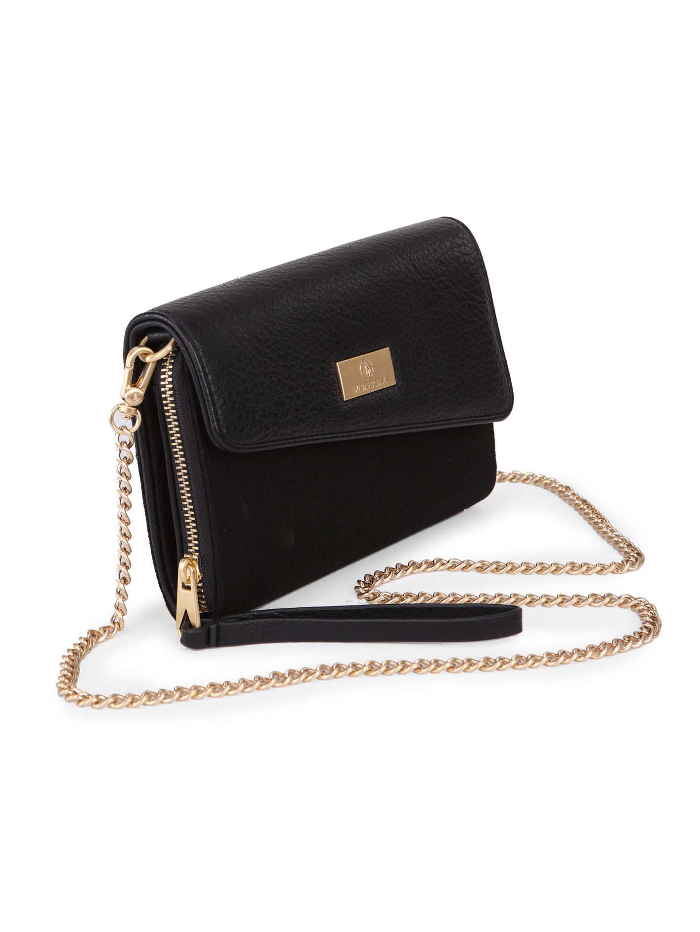 Volcom PU Clutch Bag - Black