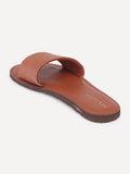 Simple Slide Sandals - Dark Clay