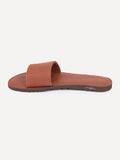 Simple Slide Sandals - Dark Clay