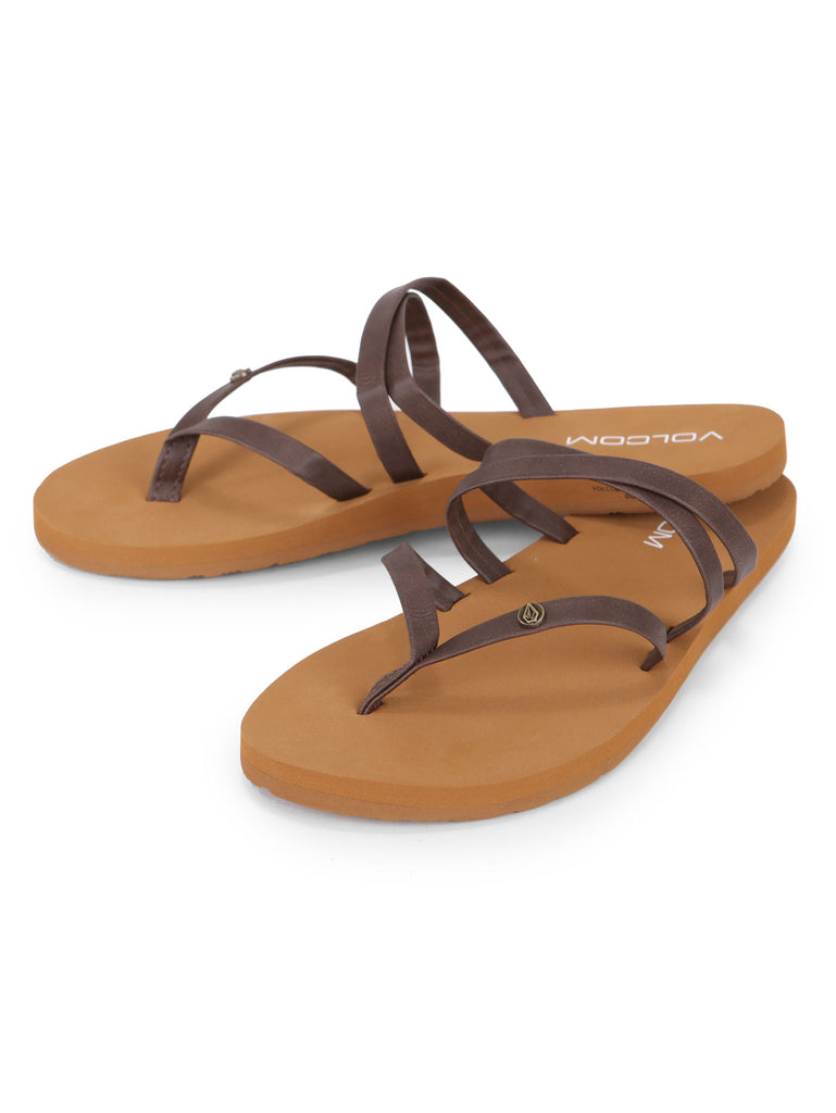 Volcom Easy Breezy II Sandals - Brown