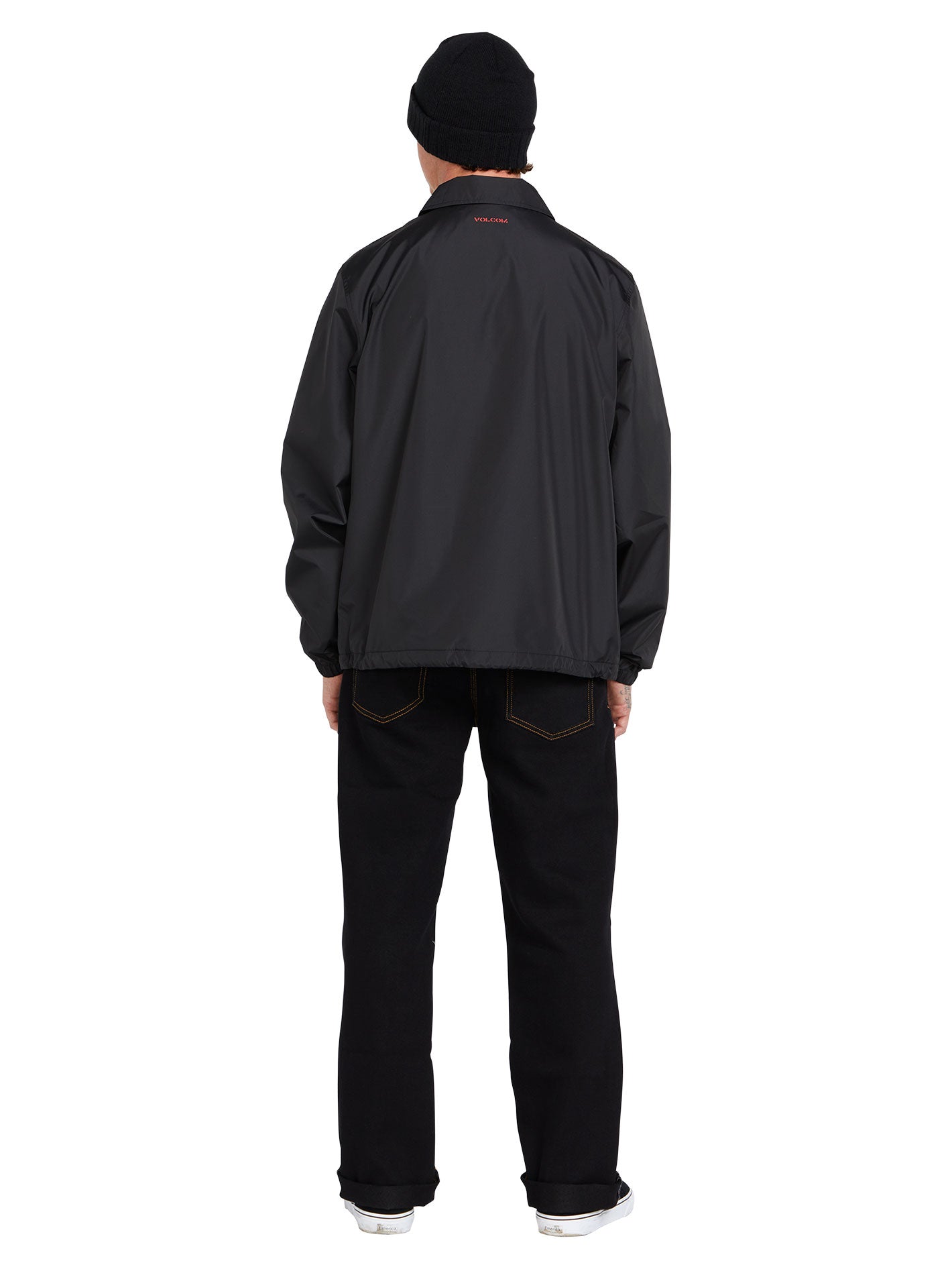 Volcom Skate Vitals Coaches Jacket - Black Red