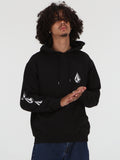 Iconic Stone Pullover Hoodie - Black