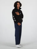 Iconic Stone Pullover Hoodie - Black