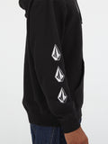Iconic Stone Pullover Hoodie - Black