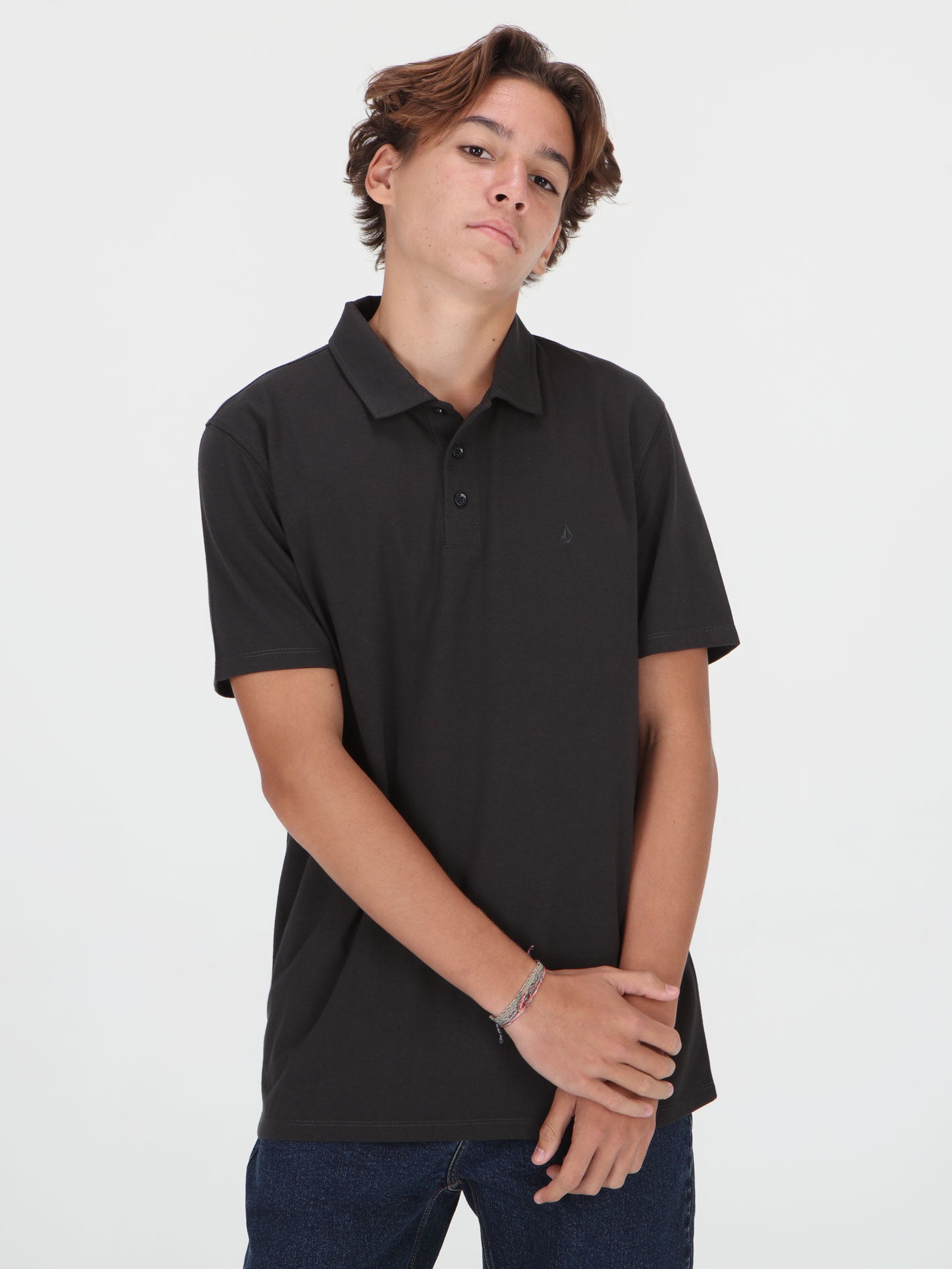 Hazard Pro Polo Ss  - Black