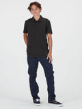 Hazard Pro Polo Ss  - Black