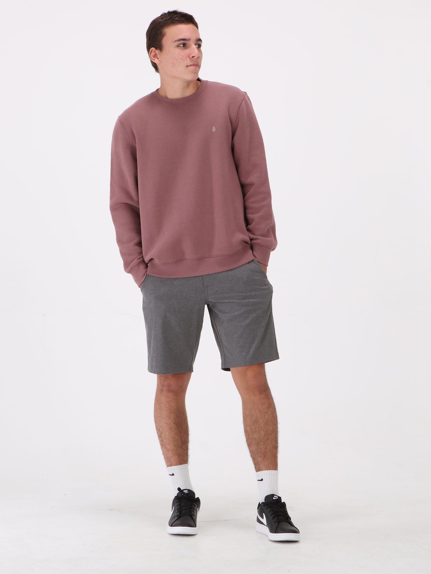 Volcom Frickin Cross Shred 20 Short - Charcoal Heather