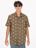 Volcom Scaler Stone Short Sleeve Shirt - Expedition Green