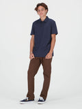Hazard Pro Polo Ss  - Navy Heather