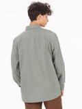 Volcom Caden Solid Long Sleeve Shirt - Agave