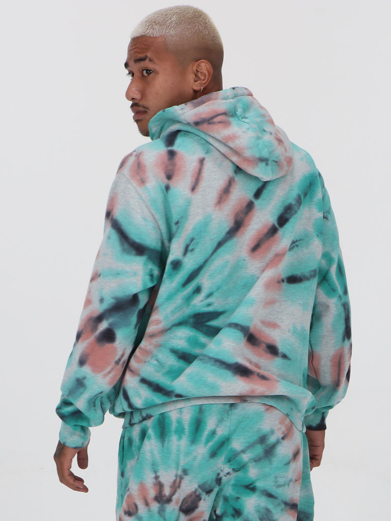 Iconic Stone Plus Pullover Hoodie - Tie Dye