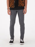 Volcom 2x4 Skinny Tapered Fit Jeans - Easy Enzyme Grey