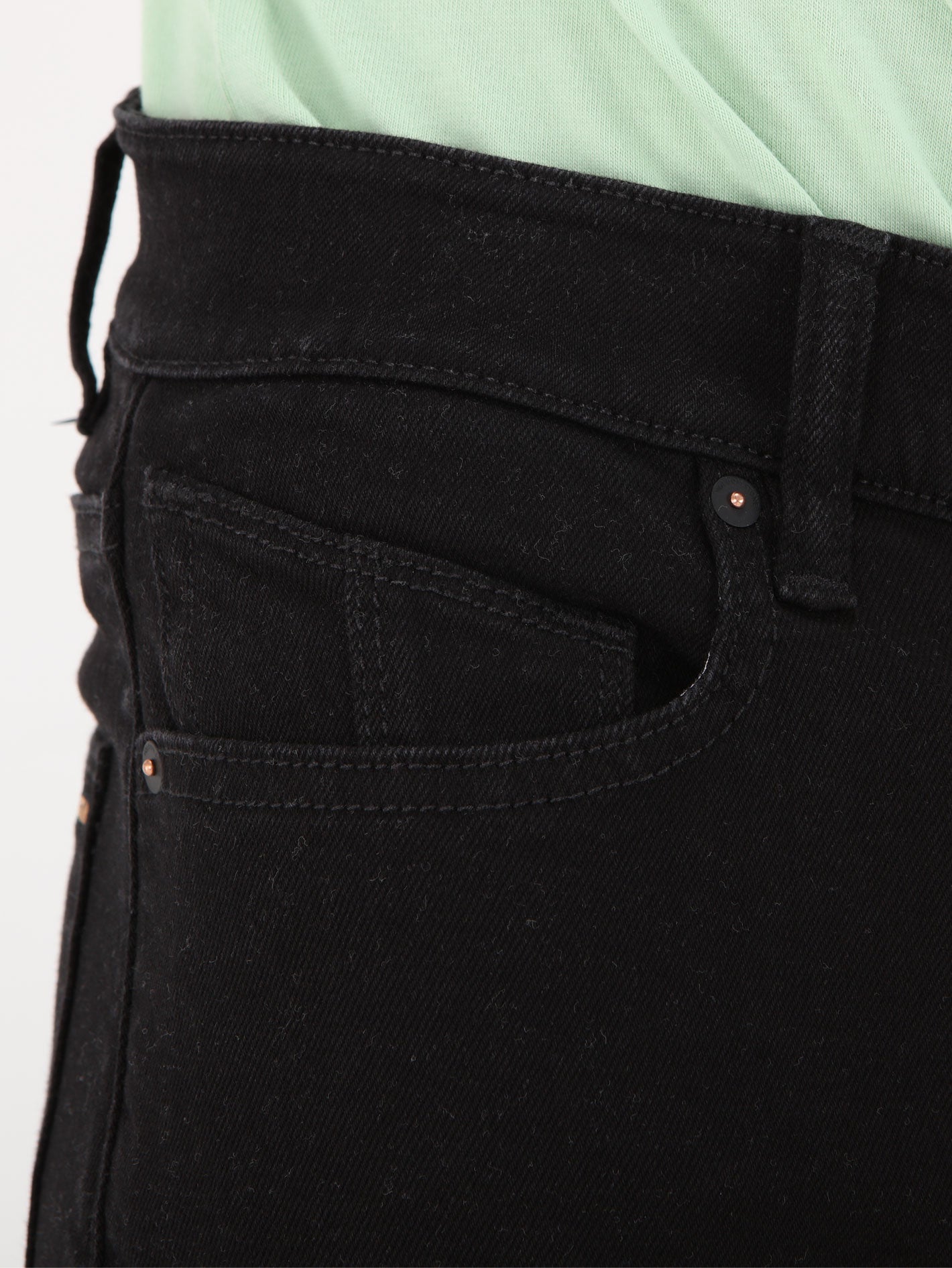 Volcom 2x4 Skinny Fit Jeans - Black On Black