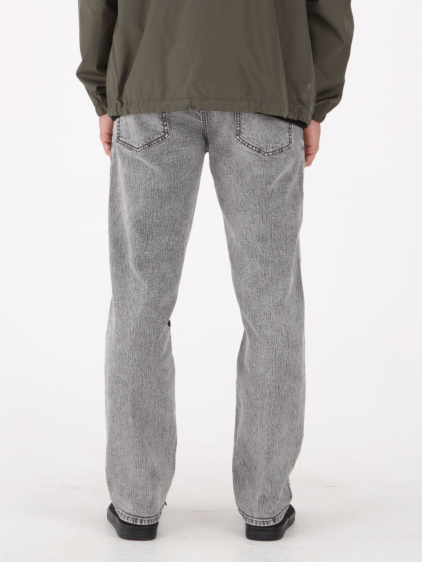 Volcom Vorta Slim Fit Jeans - TRUE VINTAGE BLACK