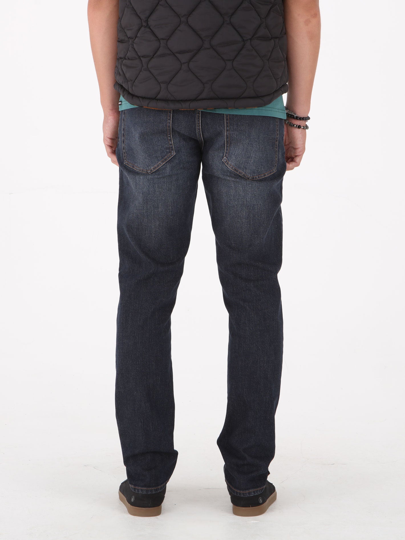 Volcom Solver Modern Tapered Fit Jeans - New Vintage Blue