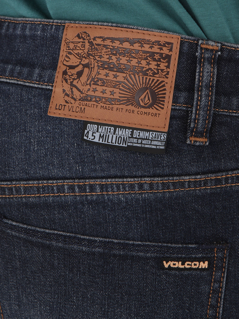 Volcom Solver Modern Tapered Fit Jeans - New Vintage Blue