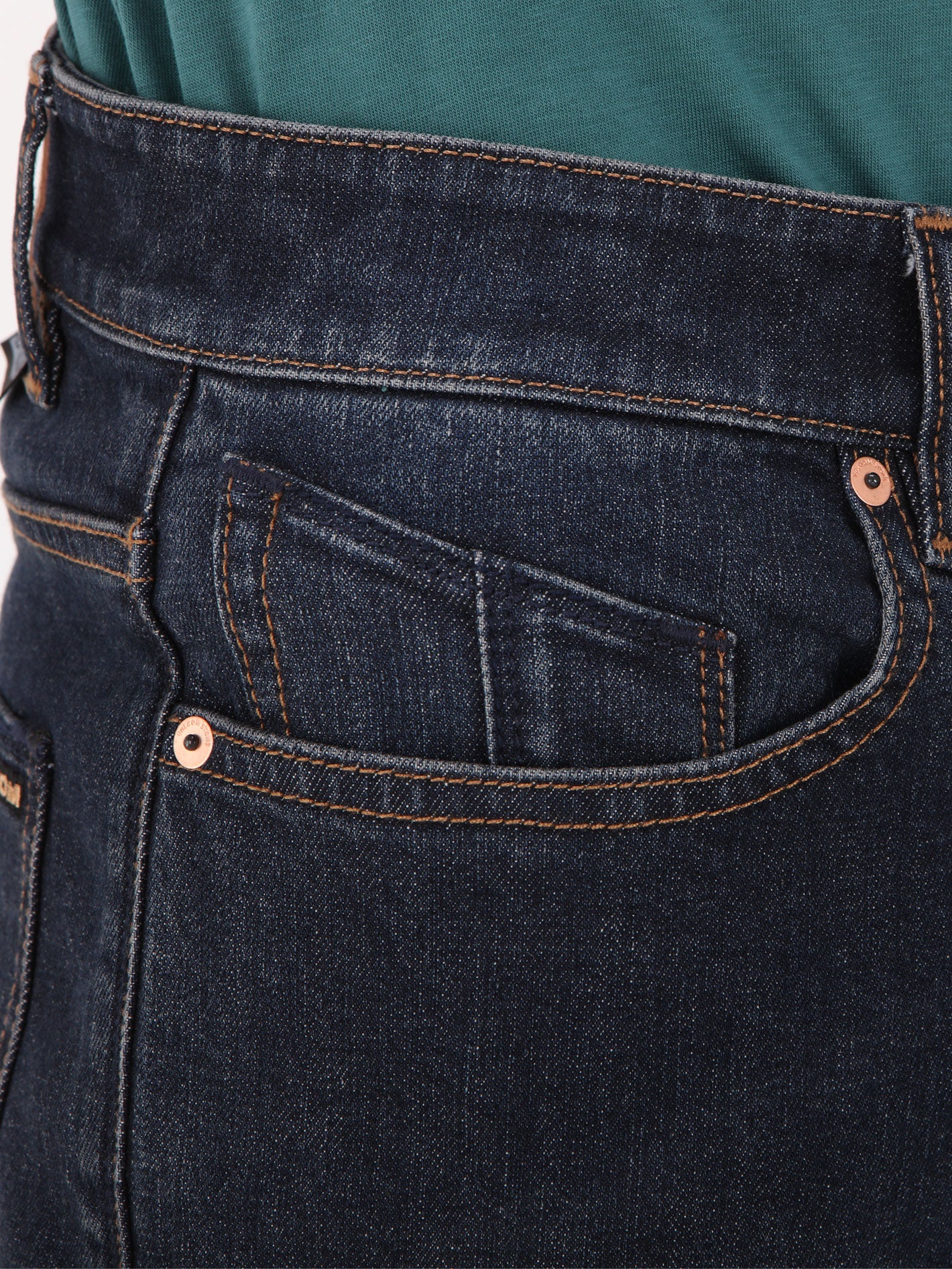 Volcom Solver Modern Tapered Fit Jeans - New Vintage Blue