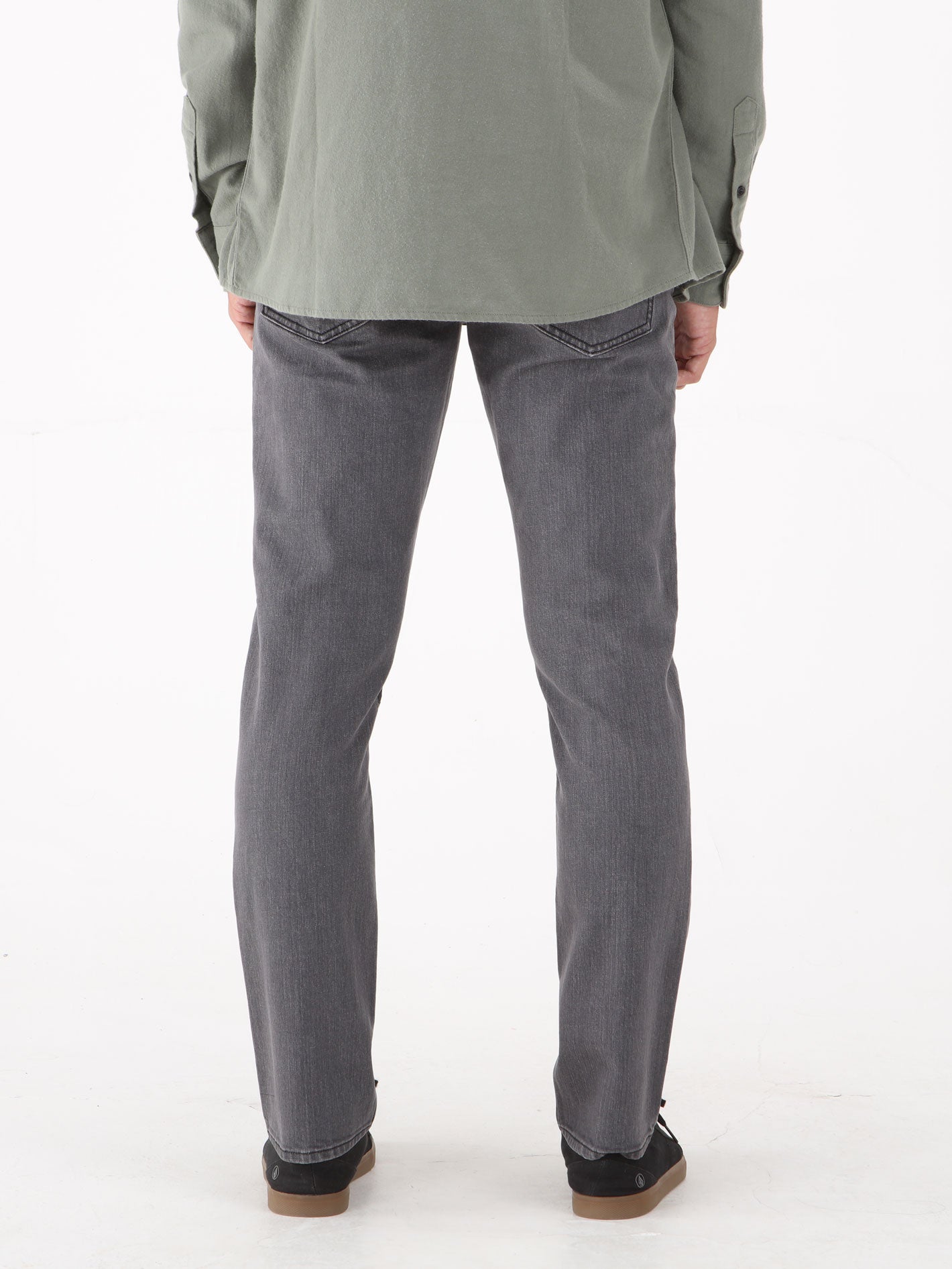 Volcom Solver Modern Tapered Fit Jeans - Easy Enzyme Grey