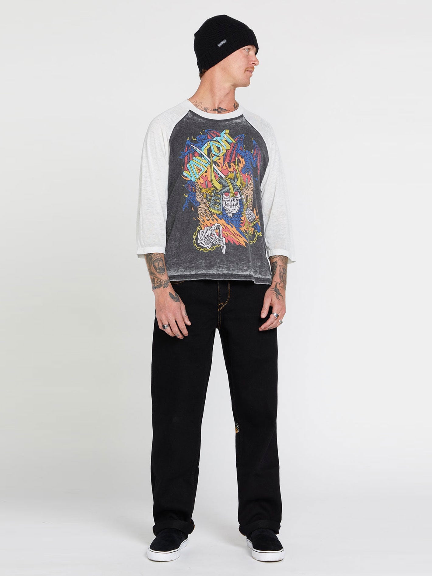 Volcom Skate Vitals Collin P Jeans - Black Rinser