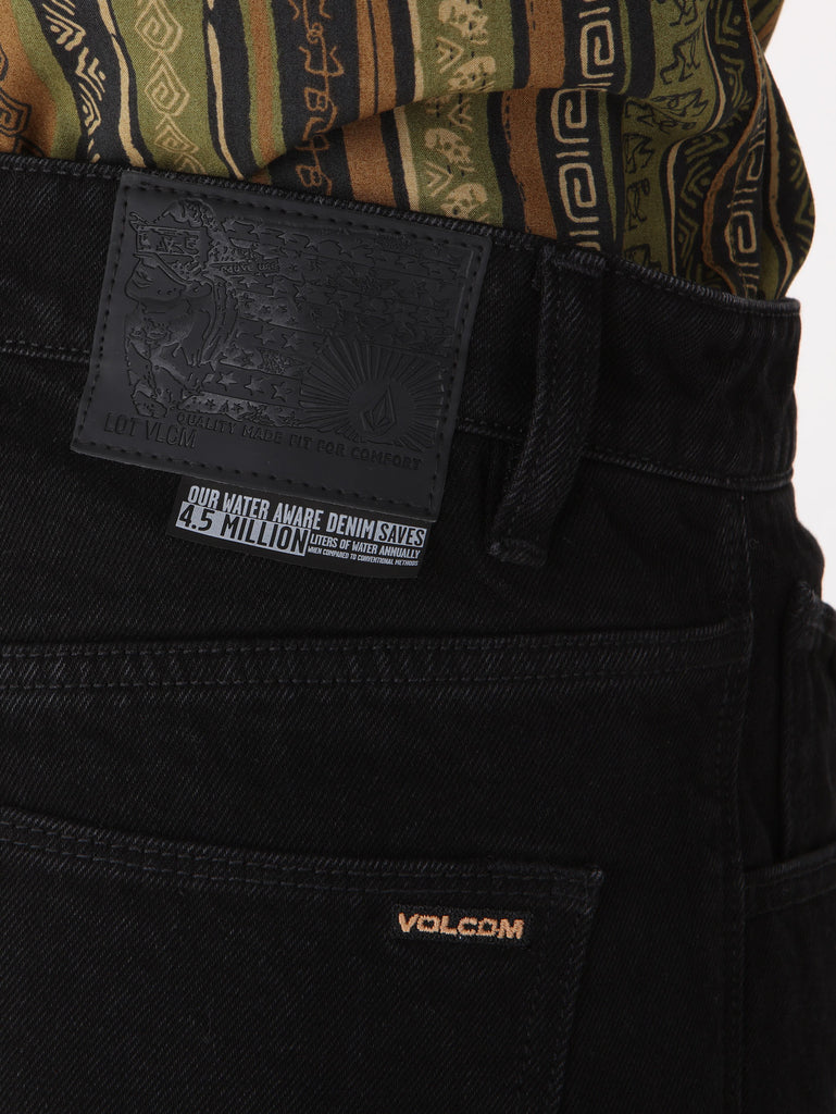Volcom Billow Loose Fit Jeans - Black