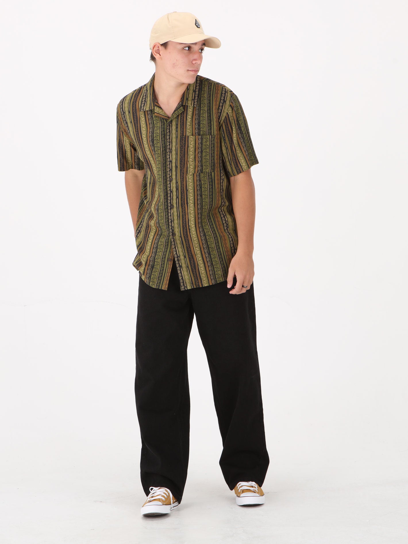 Volcom Billow Loose Fit Jeans - Black