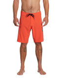 Lido Solid Mod Boardshort - Lava Rock Red