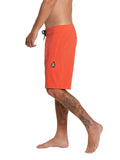 Lido Solid Mod Boardshort - Lava Rock Red