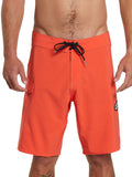 Lido Solid Mod Boardshort - Lava Rock Red