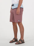 Volcom Da Dubbs Liberators 19 Boardshort - Bordeaux Brown