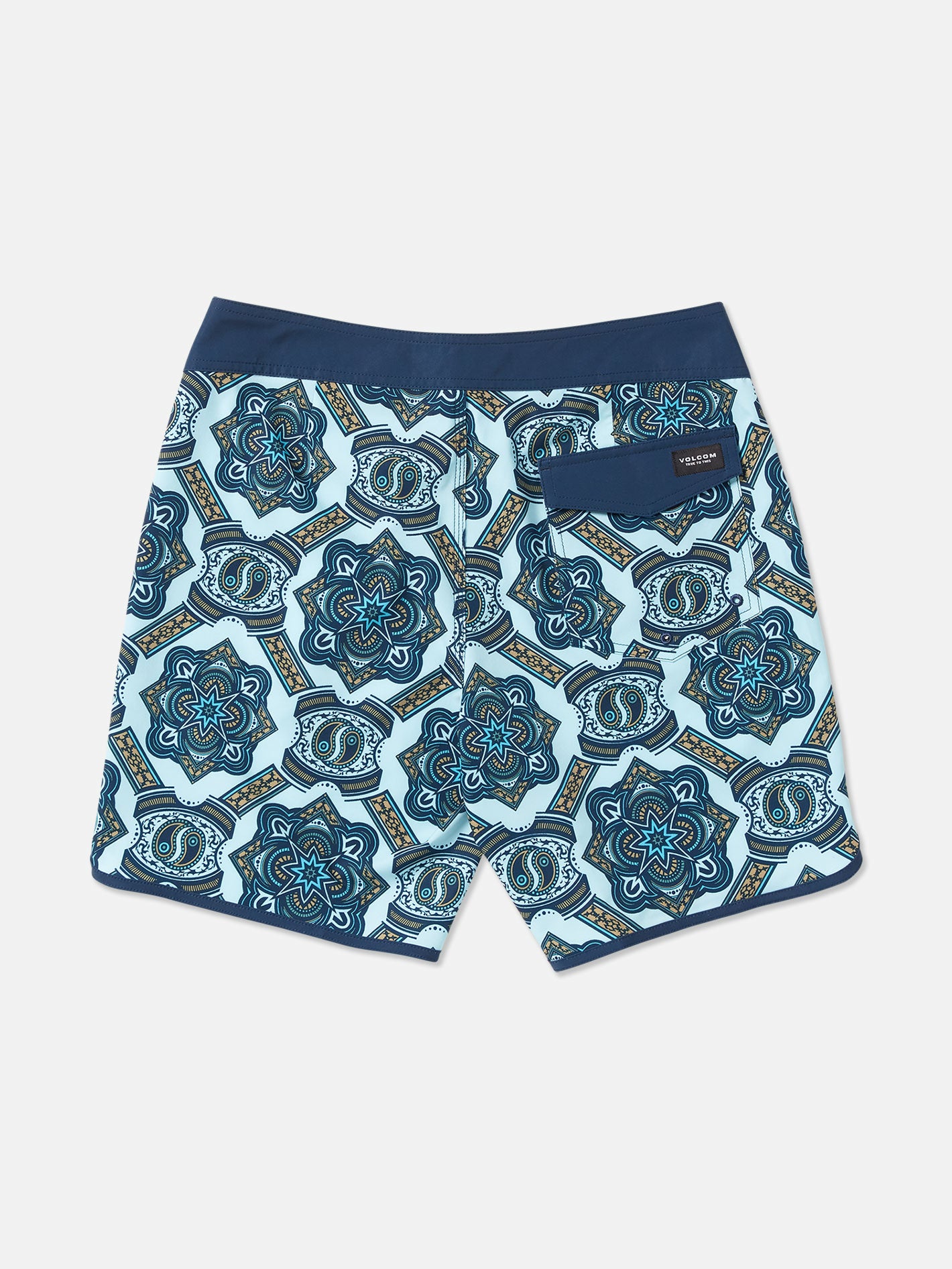 Volcom Mod Magic Scallop 18 Boardshort - Misty Blue