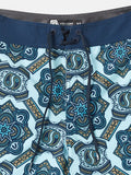 Volcom Mod Magic Scallop 18 Boardshort - Misty Blue