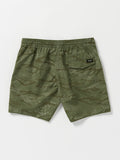 Volcom Polys Cracker 17 Boardshort - Squadron Green