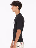Volcom Lido Solid Short Sleeve Rashguard - Black