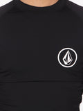 Volcom Lido Solid Long Sleeve Rashguard - Black