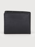 Single Stone Leather Wallet - Black