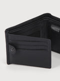 Single Stone Leather Wallet - Black