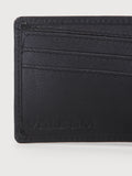 Single Stone Leather Wallet - Black