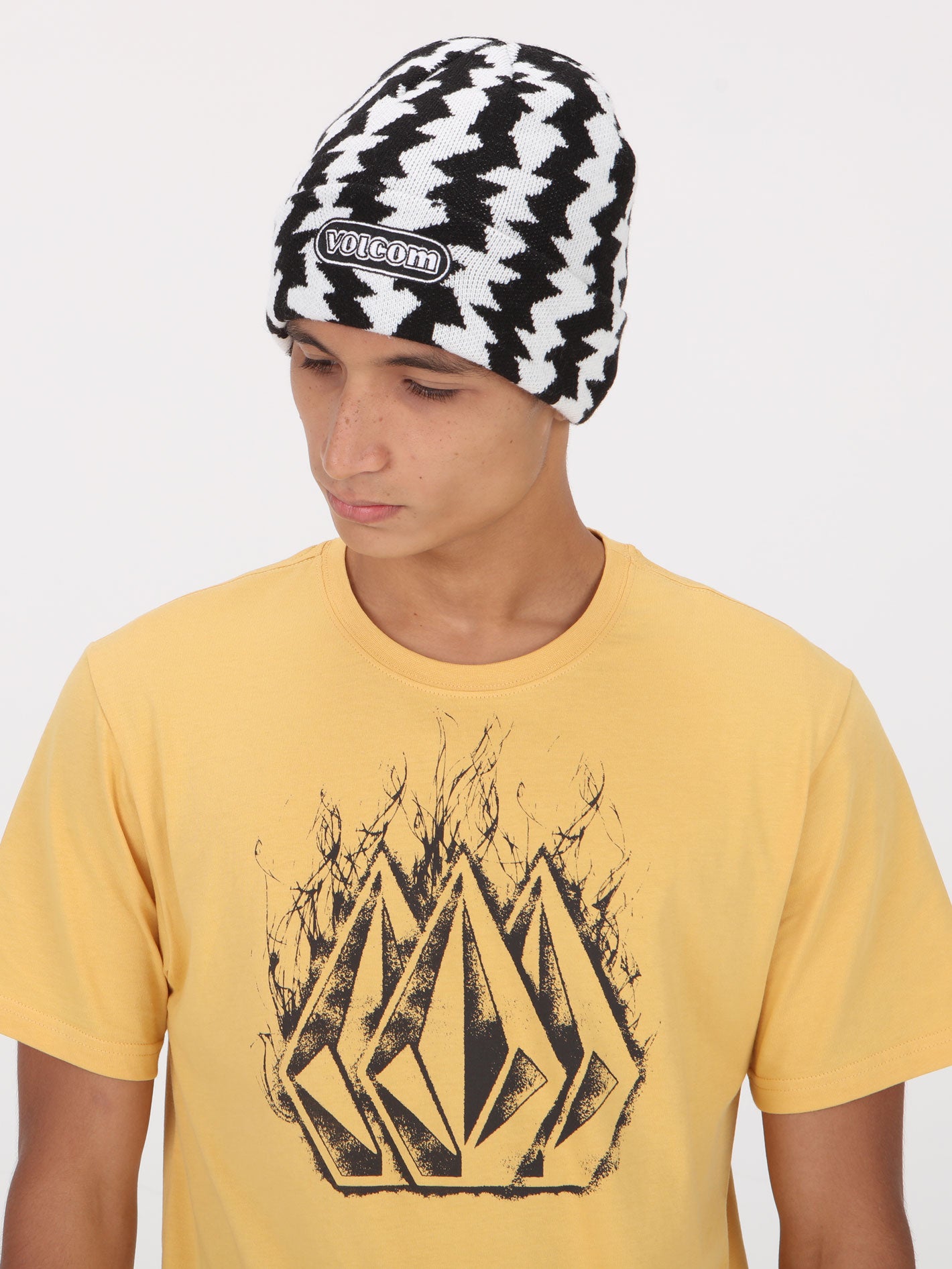 Volcom Ninetyfive Beanie - Dirty White