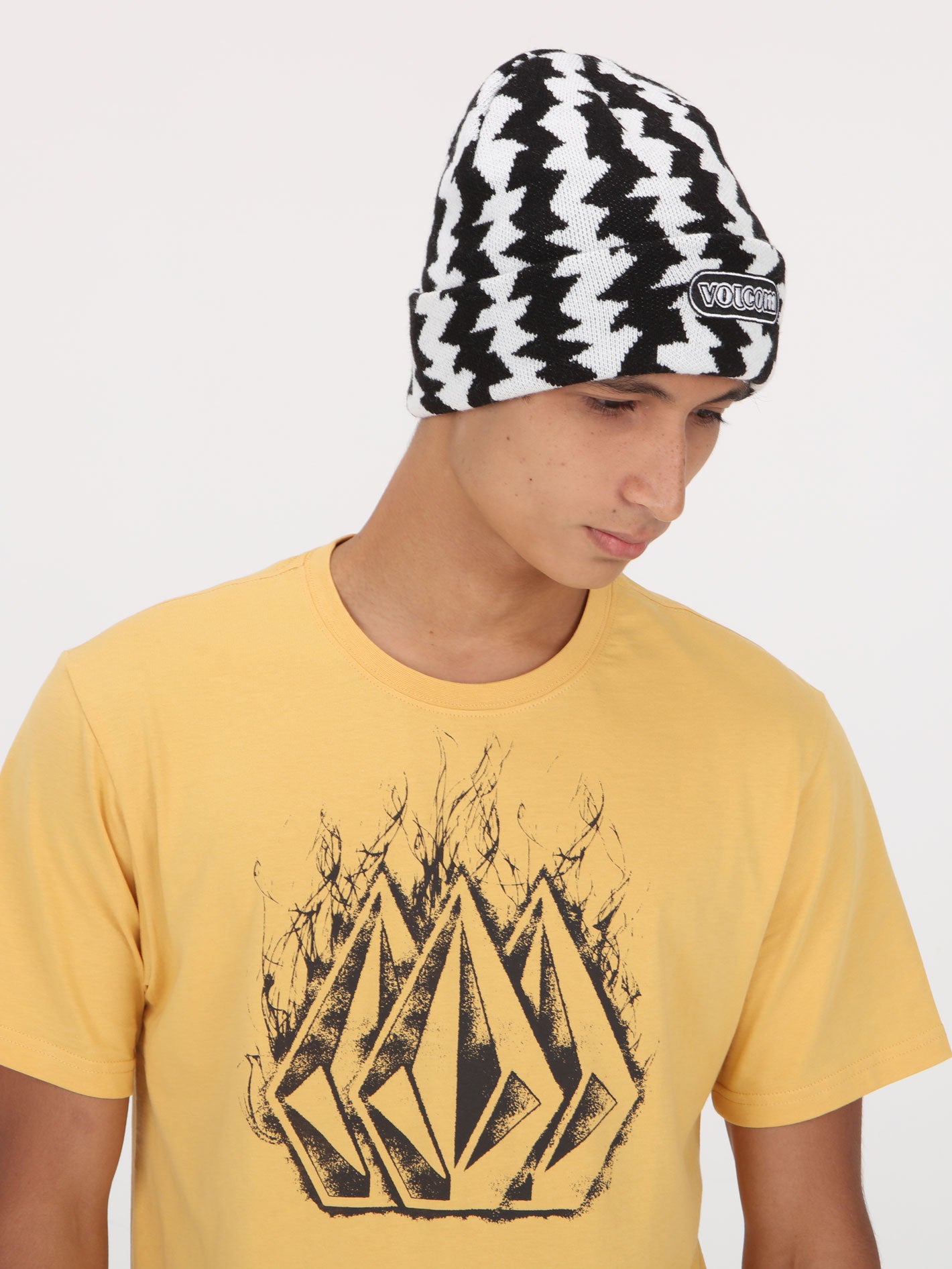Volcom Ninetyfive Beanie - Dirty White