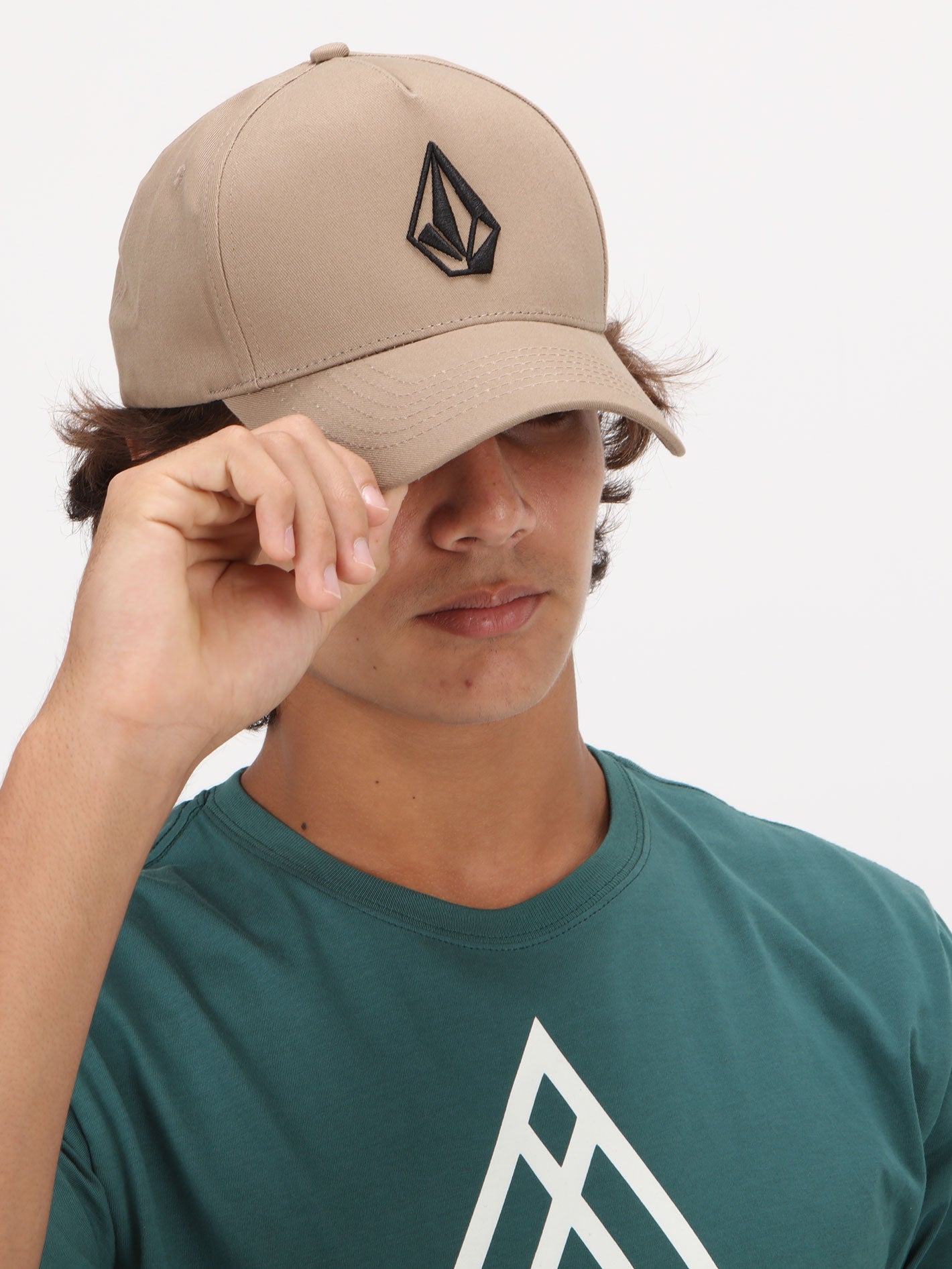 Volcom Emboss Stone Cap - Dark Khaki