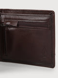 Shift Stone Leather Wallet - Brown