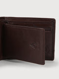 Shift Stone Leather Wallet - Brown