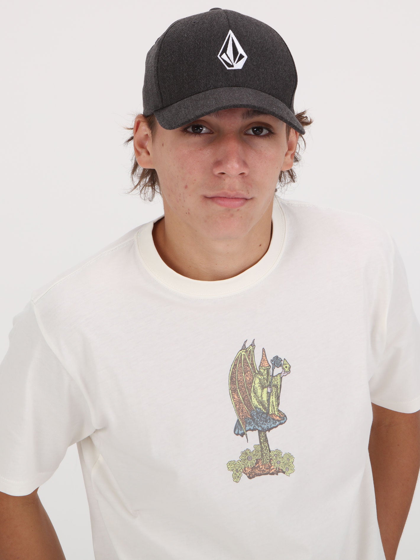 Volcom Full Stone Heather Cap - Charcoal Heather