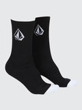 Full Stn Sock Pr Socks - Black