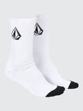 Full Stn Sock Pr Socks - White