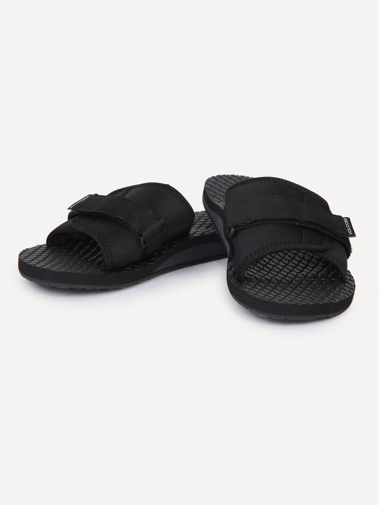 Eco Recliner Slide Sandals - Black Grey