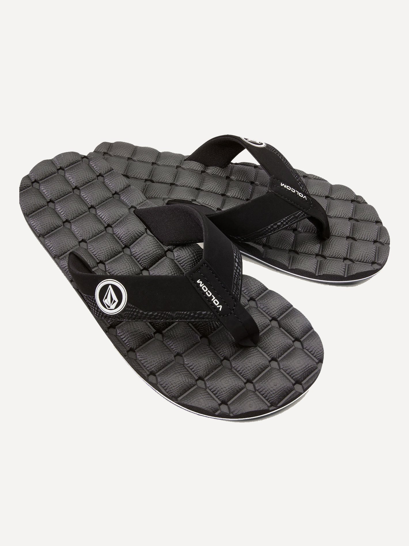 Recliner Sandals - Black White