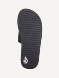 Recliner Slide Sandals - Black White