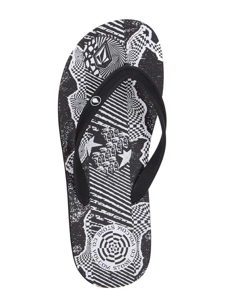 Volcom Rocker 2 Sandals - Black Print