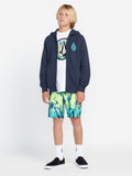 Volcom Big Boys Mod Batik 16 Boardshort - Misty Blue